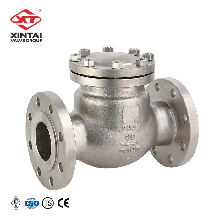 
Cost price H44W-40P DN80 GOST check valve prevent the medium from flowing back. 