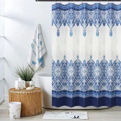 Boho Shower Curtain Modern Fabric Shower Curtain Heavy Weighted Waterproof Shower Curtain boyu