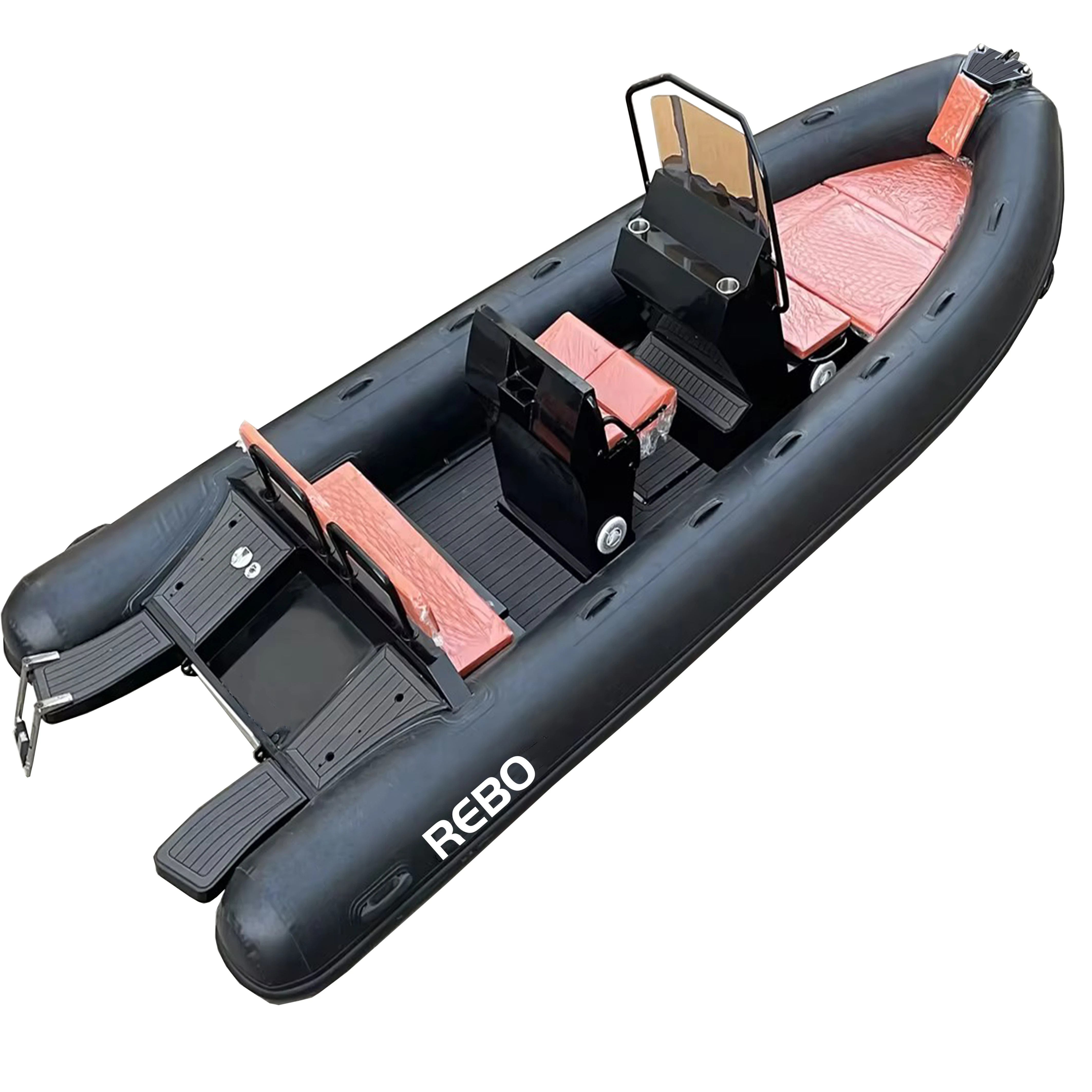 Сертификация CE Hypalon/PVC/Orca алюминиевый корпус 20 футов 600 ребро надувная лодка с платформой для