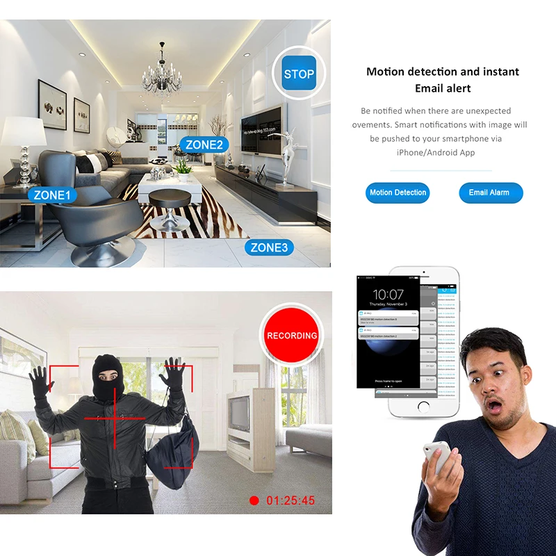 2MP 8 Channel AHD Security Camera System kit 8Pcs 2MP HD Wired Outdoor Cameras with Night Vision 5 in 1 DVR