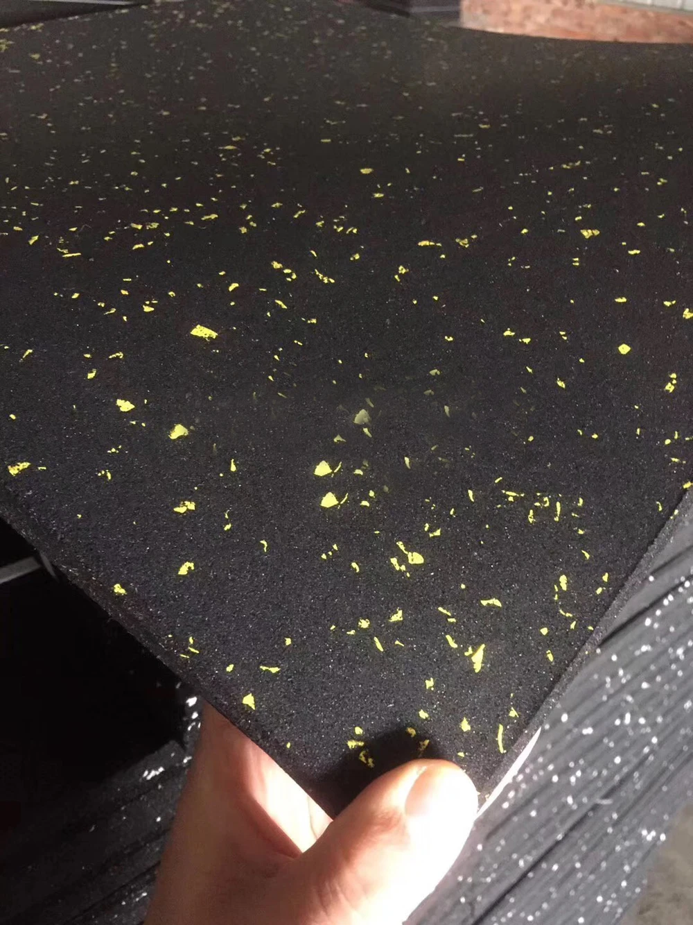 
5 mm shock absorbing floor gym mat rubber tile EPDM flooring 