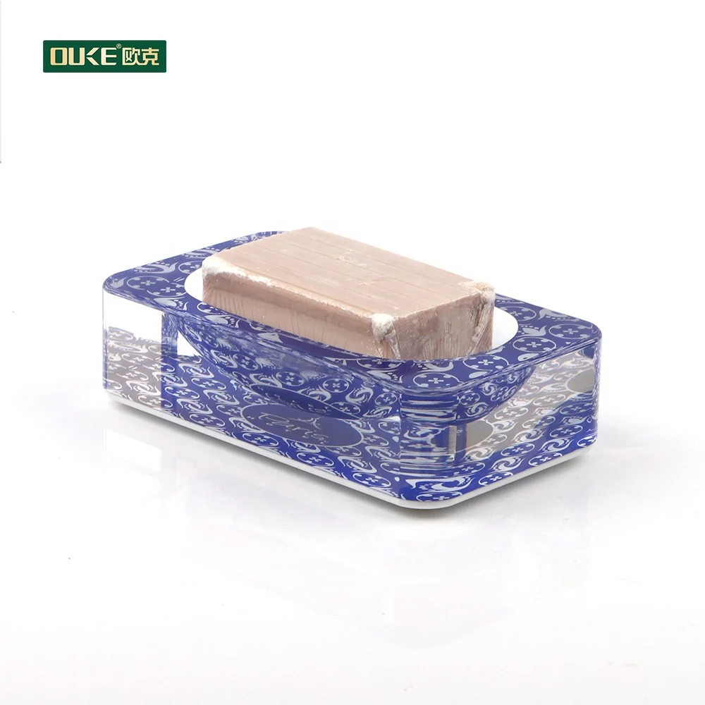 Beautiful design wholesale bathroom acrylic soap holder square acrylic display for soap