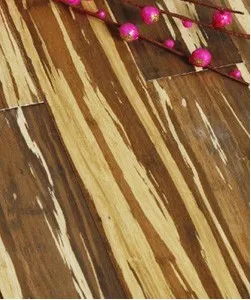 Factory Wholesale Price Tiger Stripe Strandwoven Bamboo Flooring