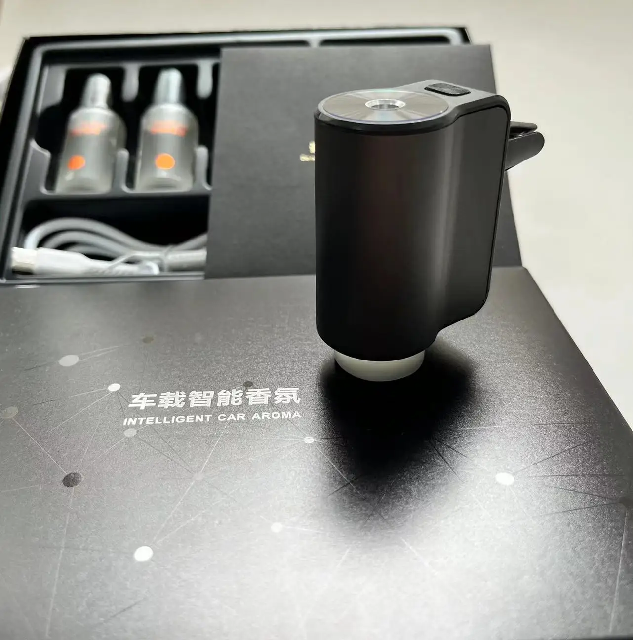 Новые идеи OEM Электрический USB небулайзер без воды диффузор эфирного масла ультразвуковой автомобильный аромадиффузор с вентиляционным зажимом