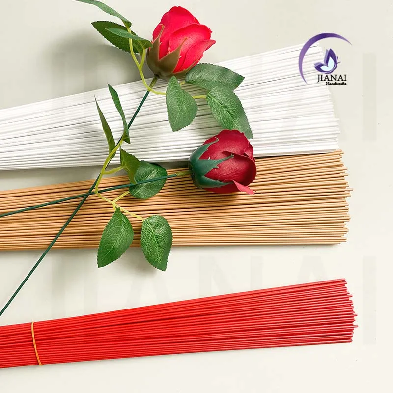 16 # medium hardness iron wire flower stem flower core for handmade weaving of large paper art silk art fixed shape