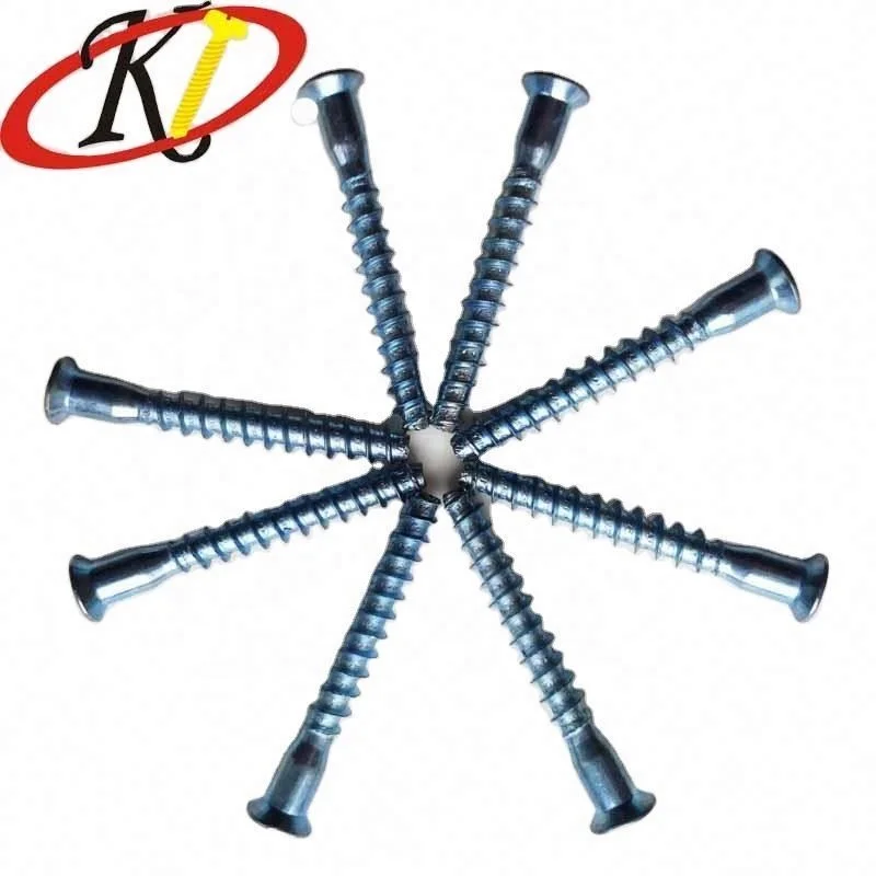 Chinese Fastener Manufacture Carbon Steel M6 Table Leg Screws Furniture Screws .