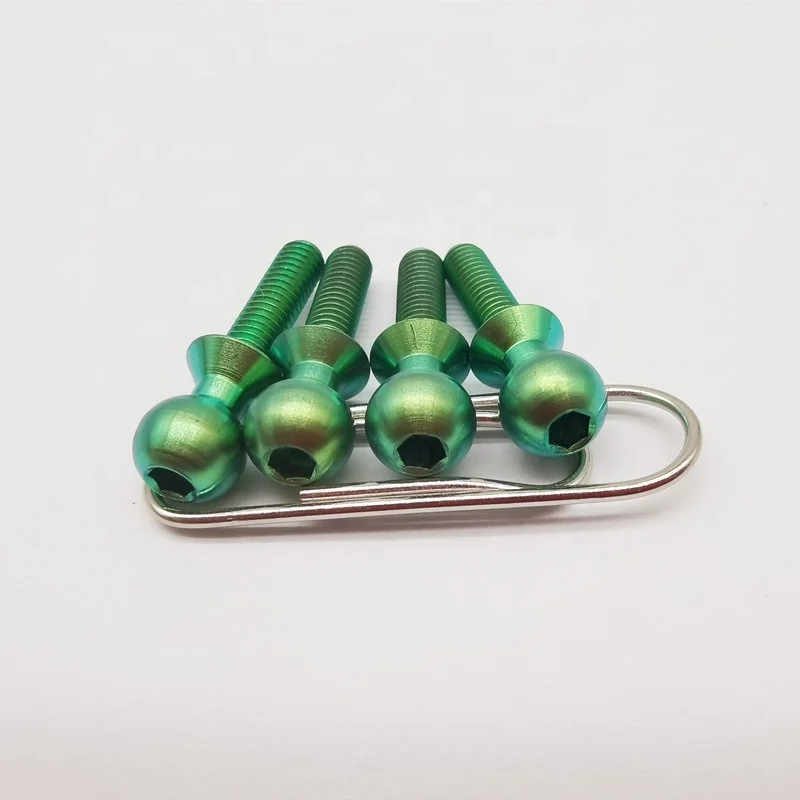 M3 M3.5 M4 M5 M6 Titanium Rc Car Racing Ball Stud