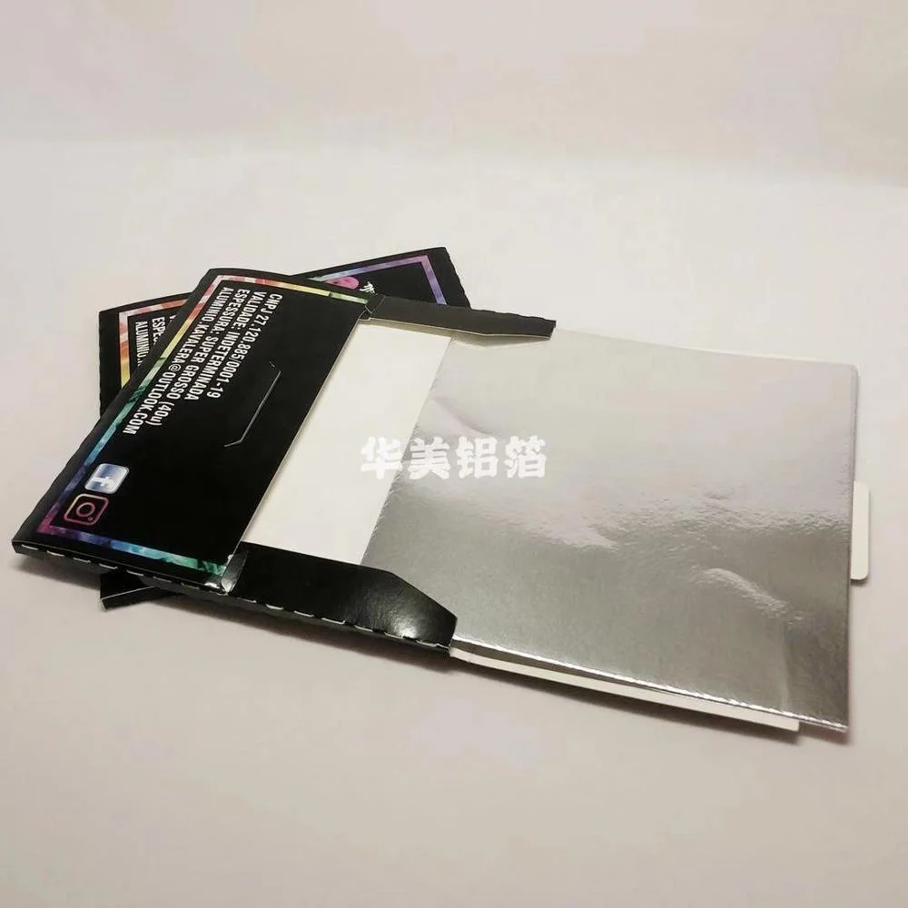 
Aluminum foil paper 50pcs/box of Silver Square Aluminum Foil for Tobacco Hookah Pipe High Quality 