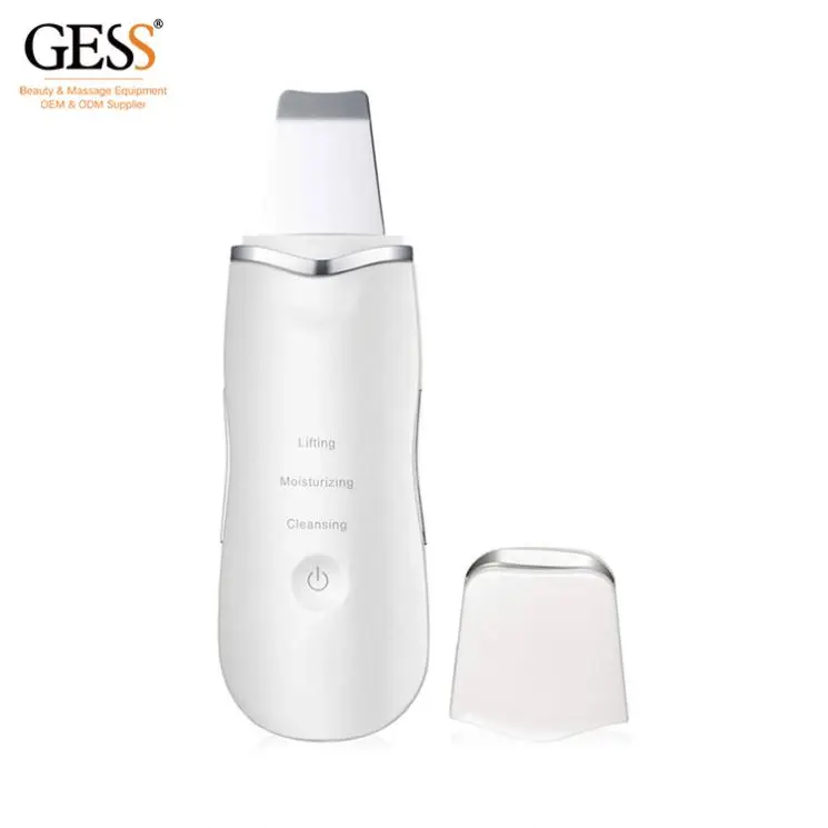 Professional Sonic Face Cleaning Spatula Skin Scrubber Ultrasonic Machine