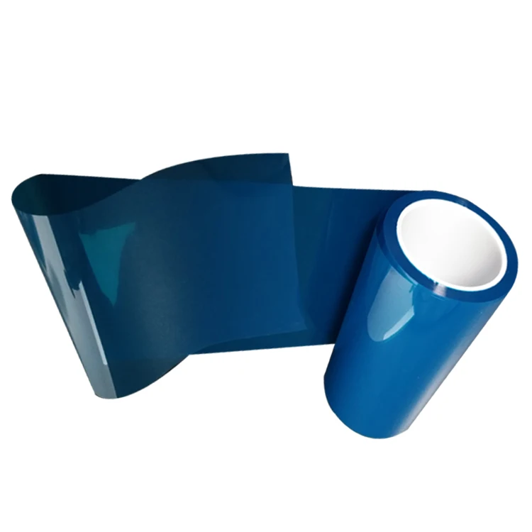 
75 Micron Blue Silicone Coated PET Release Film For Electronic Die Cutting 