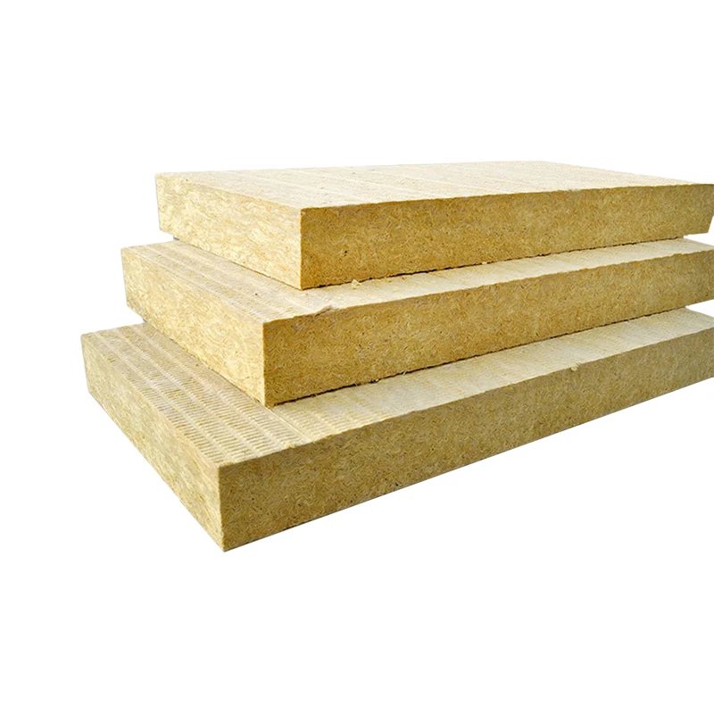 Basalt Rock Wool Fiber Thermal Insulation Board Sound Absorbing Heat Insulation