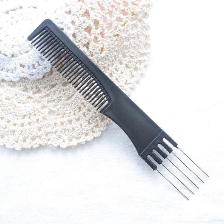 Rat Tail Comb Sharp Metal Back-Combing Rat-Tail Personalised With Spatula Persion Combrattailprofessionalsalon End