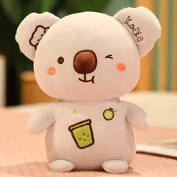 Free Shipping kids stuffed squishy boba tea koala plush toy