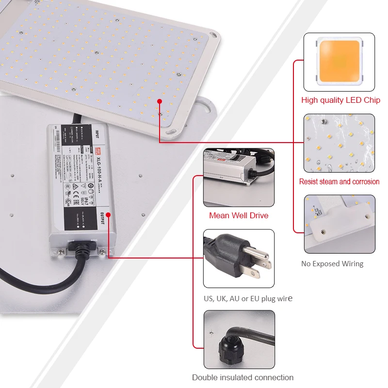 Boya SF-2000 180w 200w 250 w Hans Panel cob cobb Bridgelux Вт квантовая продукция светодиодная промышленная