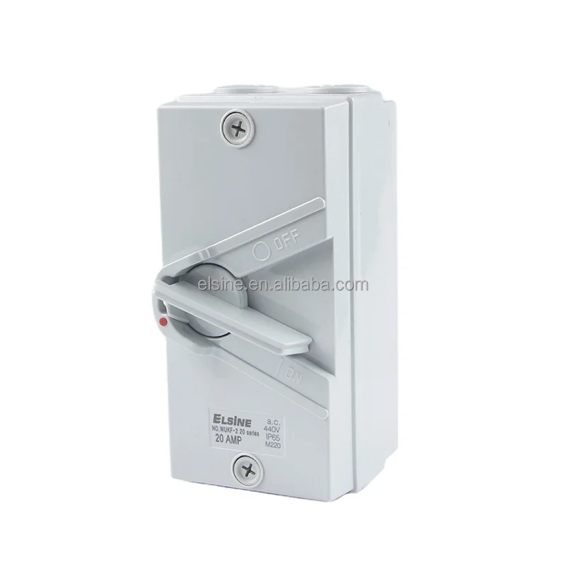 Погодозащищенный выключатель изолятора 4 полюса 20 А, выключатель изоляции TF420 UKF-420