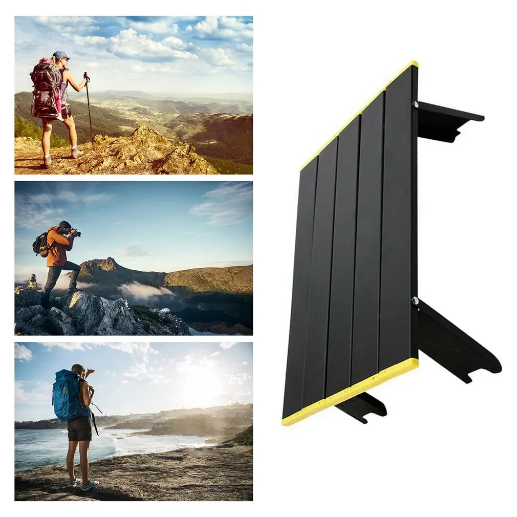 Mini Folding Table Outdoor Barbecue Camping Tent Household Bed Collapsible Computer Desk Aluminum Folding Table