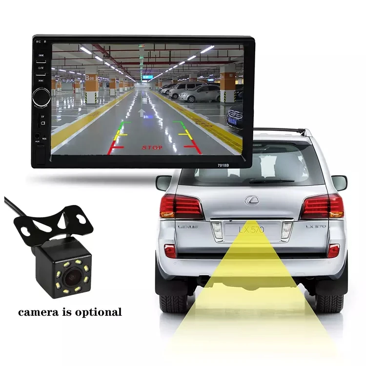 7018B 2 DIN MP5 Автомобильное видео 7 'HD сенсорный экран BT FM Радио стерео автомобильный MP5 плеер