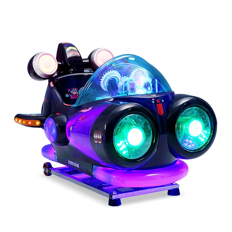 Indoor amusement park swing shopping mall Coin Operated Electric Kiddie Fiberglass ride on car game machine