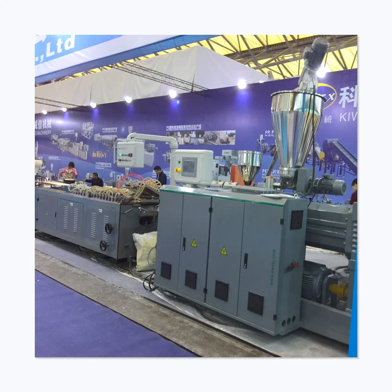 Wood Plastic Composite profile extrusion extruding extruder machine with hing quality