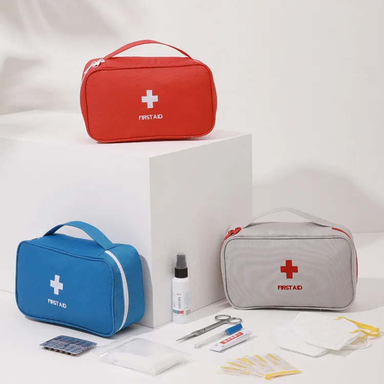 Waterproof Portable Home Outdoor empty First Aid Kit Emergency Medical Kit storage bag for school students gifts