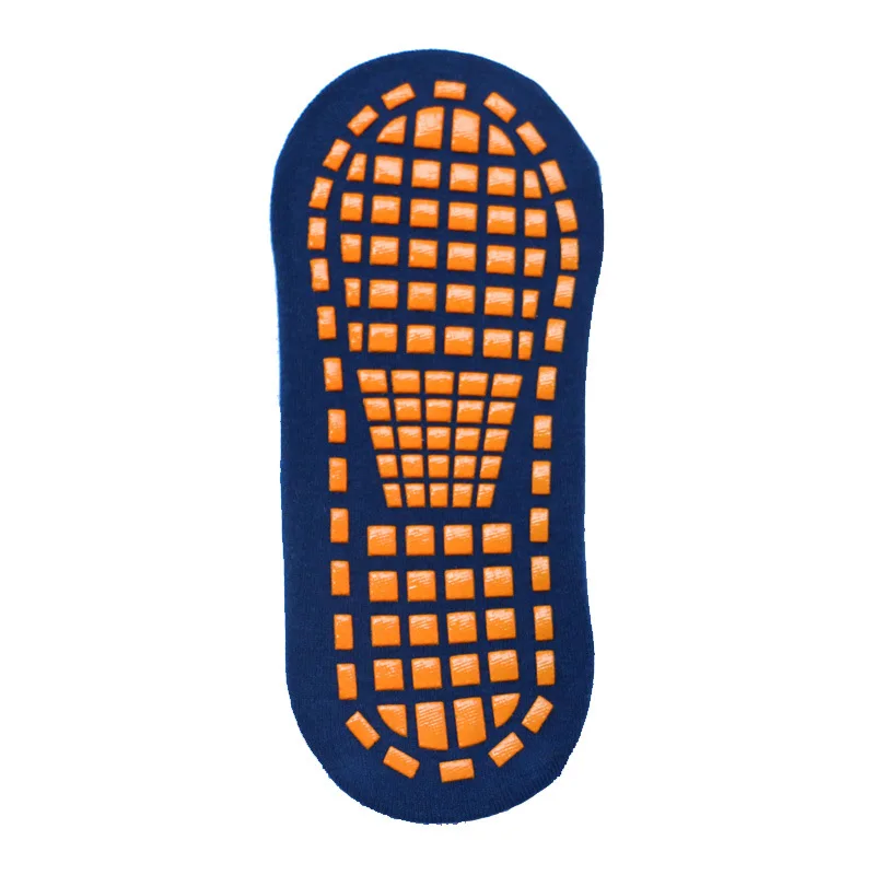 High Quality Non Slip Silicon Sole Yoga Socks Kids Trampoline Bounce Polyester Grip Sock