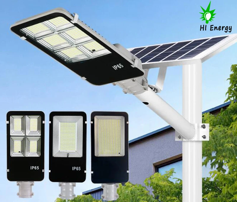 HiEnergy Aluminium Split 300w solar led street light outdoor guangdong solar street light manufacturer