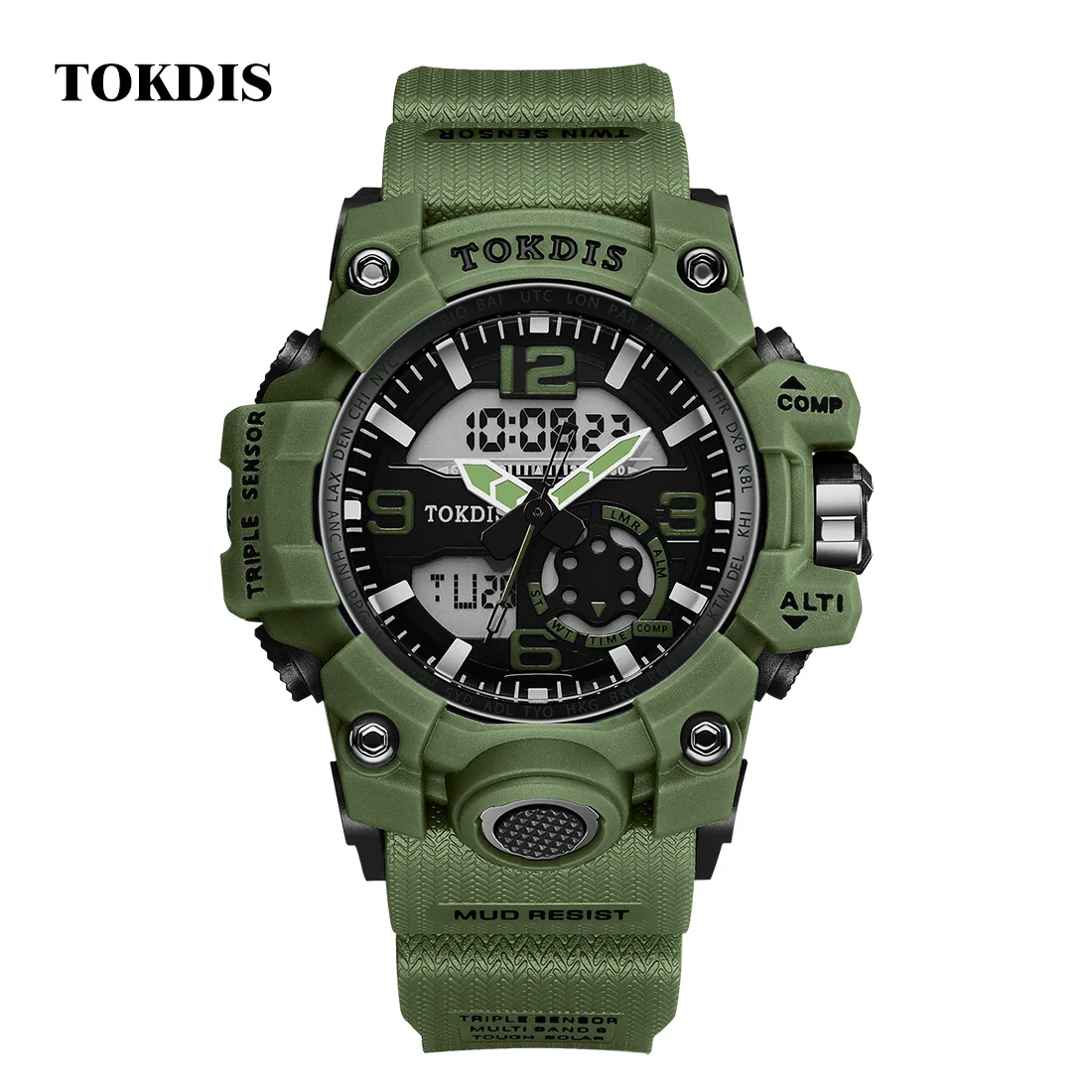 TOKDIS T-904  Couple Digital Watch digital japan movt pocket durable watch private label men original brand name watches for boy