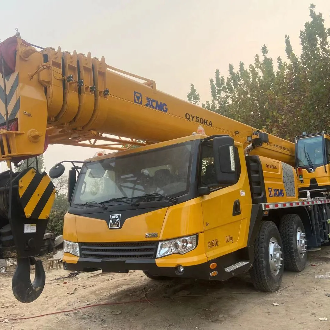 Подержанный 50 тонн XCMG QY50KA гидравлический подъемный кронштейн для продажи в