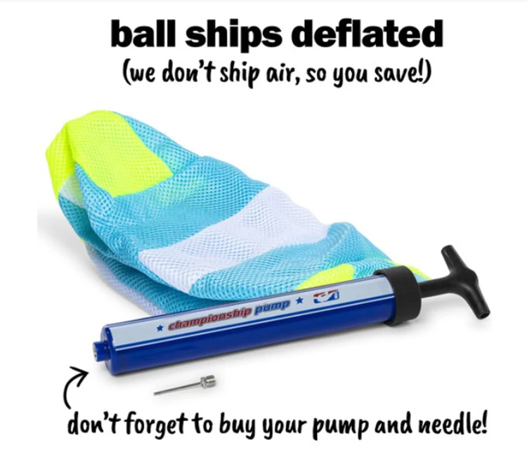 Customized Inflatable Pvc Toys Small Water Ball For Children Fabric Volleyball