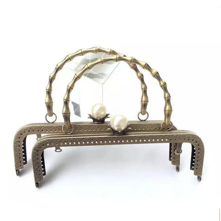 Fashion Light Custom Size Metal Wallet Clasp Box Purse Bag Frame Metal Purse Clutch Frame Clutch Frame