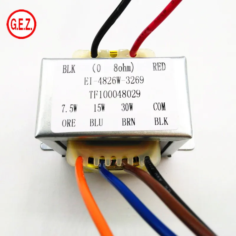 audio output transformer manufacturers 8 ohm 30w Audio 100v line transformer