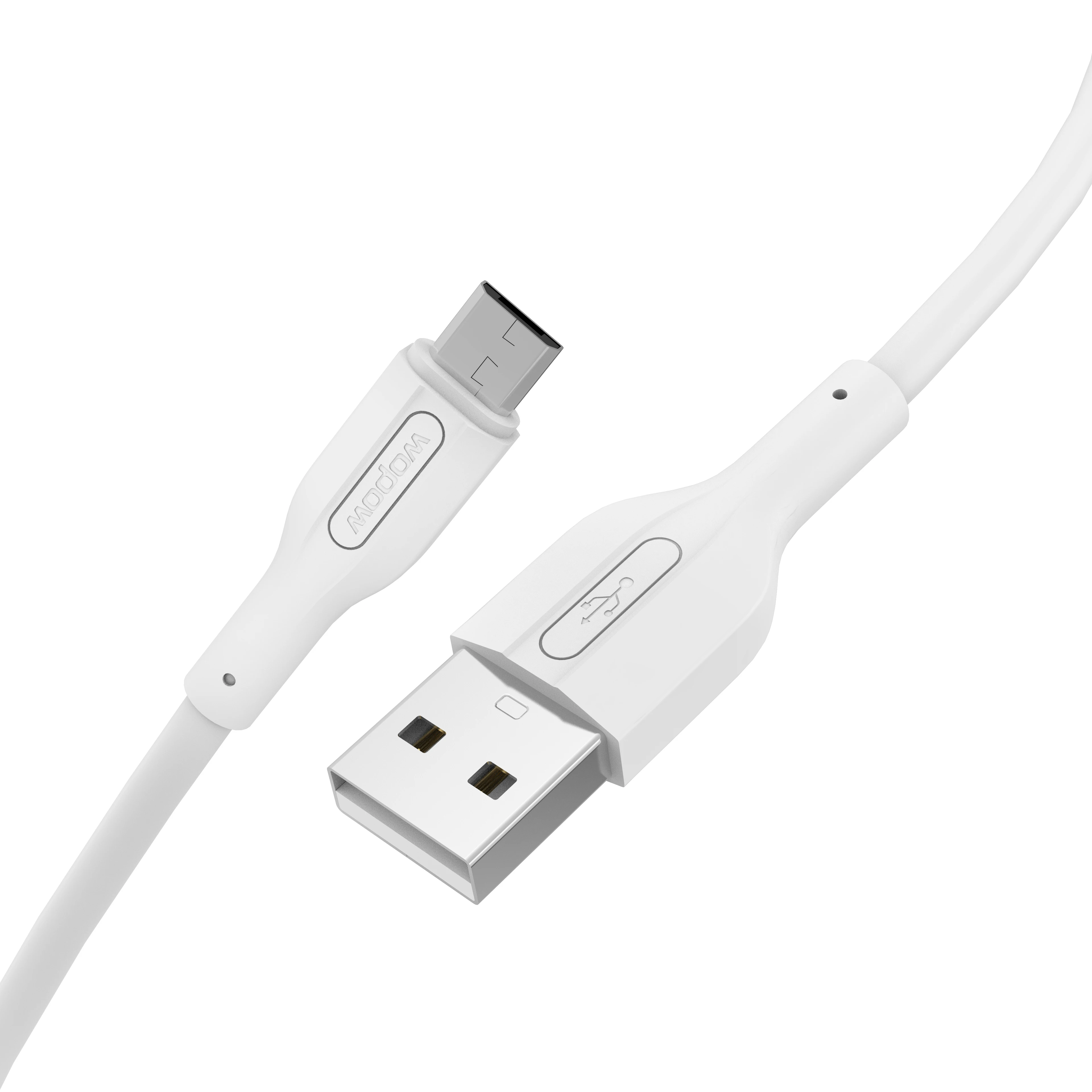 
Wopow WX01 high quality cheap 1.2M white 2.4A mobile phone fast charging usb cable micro 