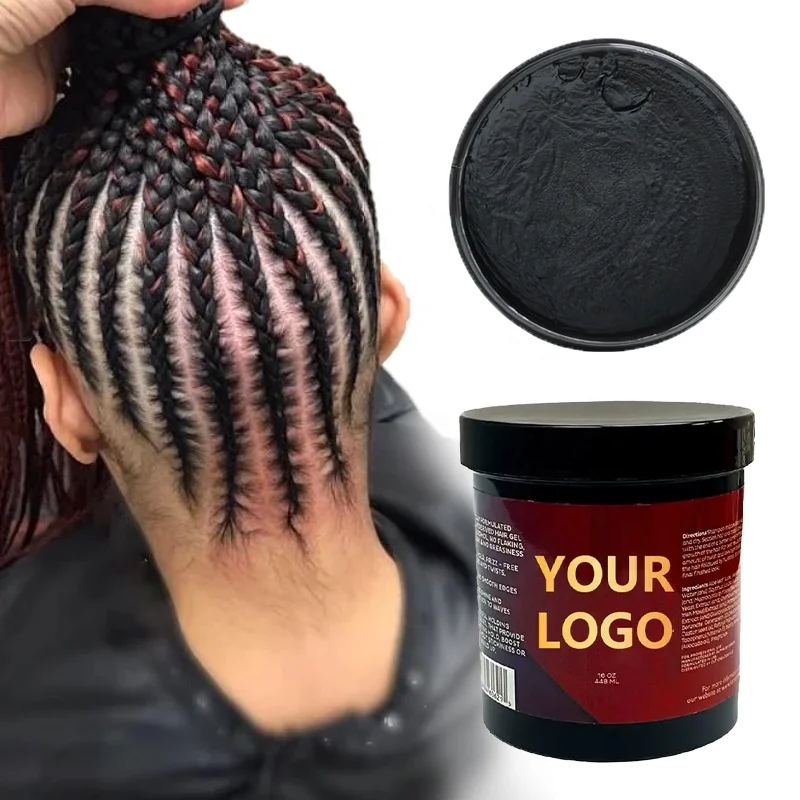 Loc N Twist гель блеск для волос частная марка оптовая продажа аккуратная коса кондиционирование Блестящий пользовательский контроль края женский воск