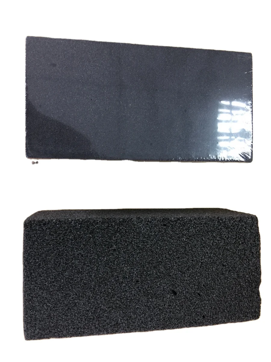 China factory black grill cleaning stone black grill  brick block