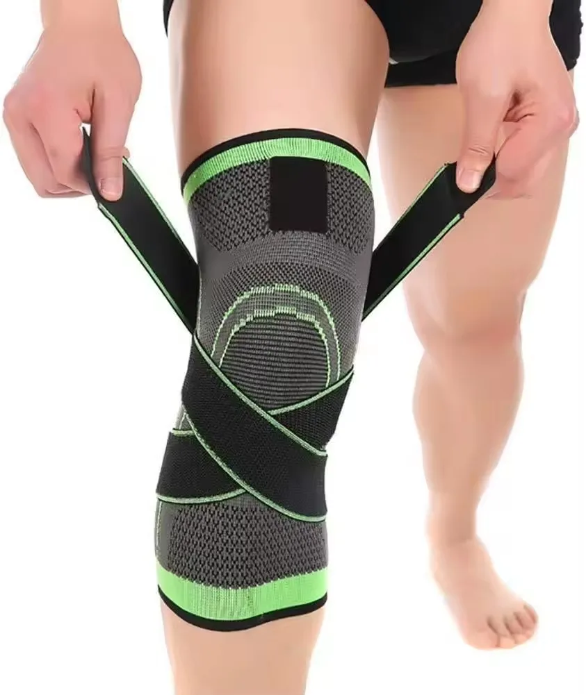 Nylon Lycra hygroscopic Knee Pads Braces Sports Support Kneepad Men Women for Running Fitness Elastic Wrap Brace Gym Knee Pads