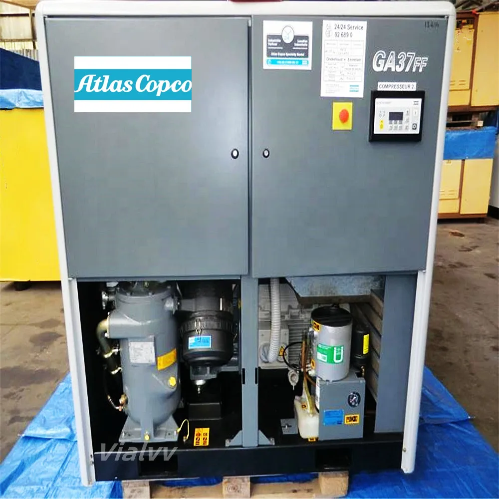 GA75 Atlas Copco 75kw GA 75 GA75VSD+ Screw Air Compressor AtlasCopco 75 kw 100 hp Atlas GA75 VSD 100hp AirCompressor
