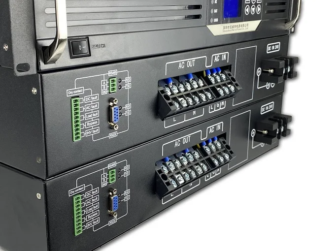Rack-mounted network cabinet power supply DC 220V to AC 220V 6kw inverter outback inverter