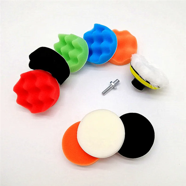 дюймов пены автомобиля польский колодки наборы buff pad средства ухода за кожей