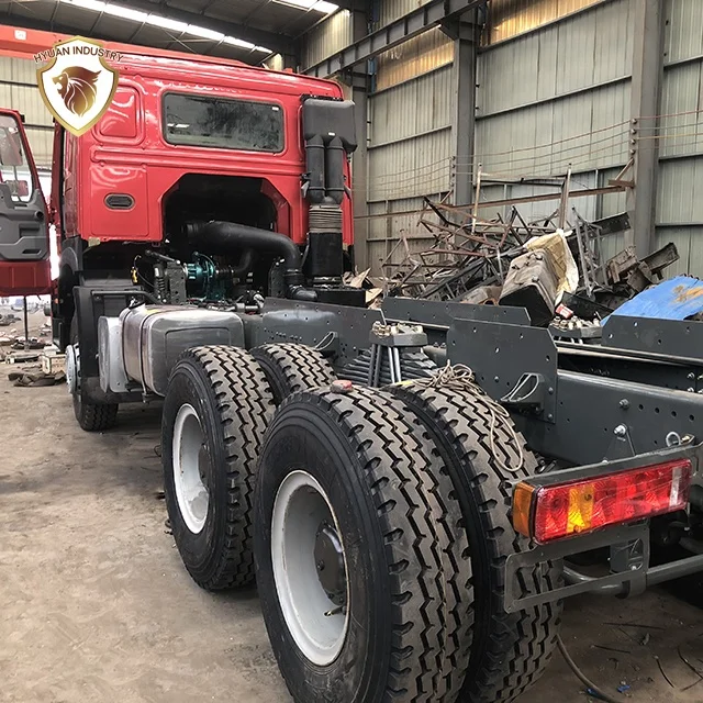 Low price Sinotruck 6X4 6x2 6x6 Howo used tractor truck 336 371 420 hp trailer truck head