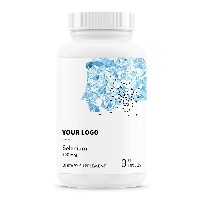 Private Label VeganThorne Selenium 200 Mcg Selenium Supplement for Antioxidant Support  60 Capsules