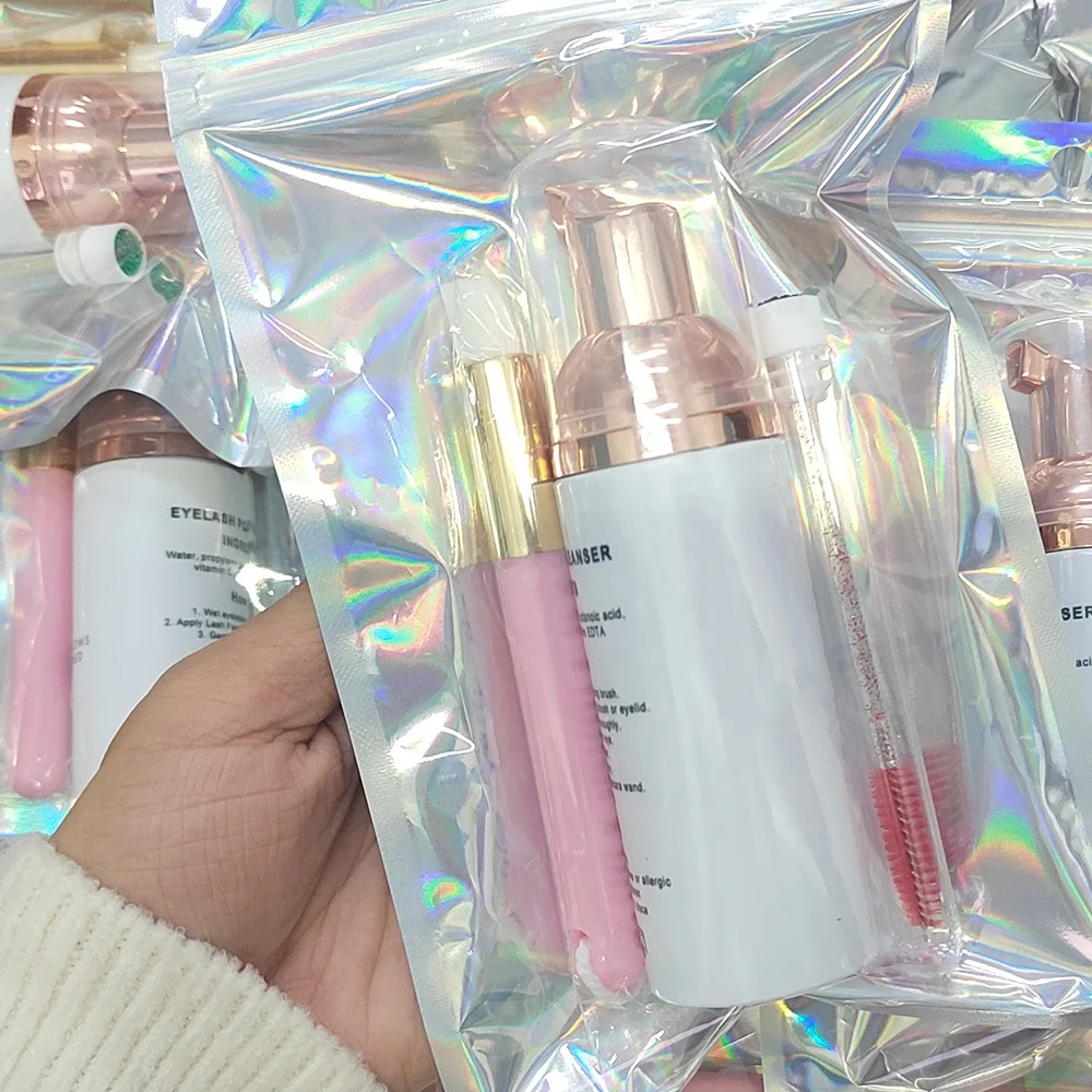 Custom 50/60/100/200ml Lash Shampoo Private Label Eyelash Shampoo With Lash Shampoo Mit Logo