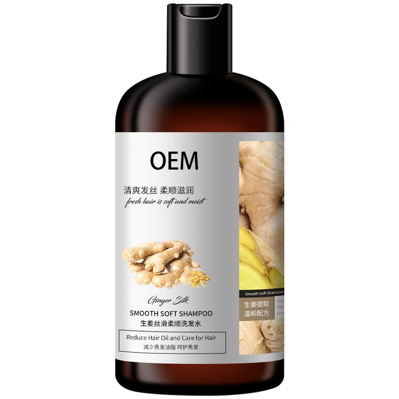 Organic Rich Bubble Ginger Hair Growth Anti Loos Care Hair Shampoo