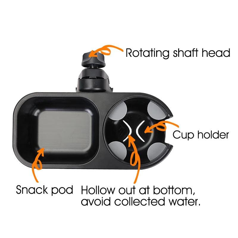 5 Colors Universal Stroller Tray Accessories Stroller Cup Holder and Snack Tray