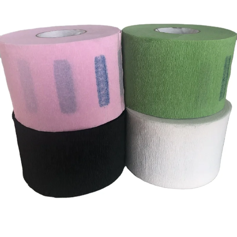 2020 High quality colorful barber neck paper strips roll for sale