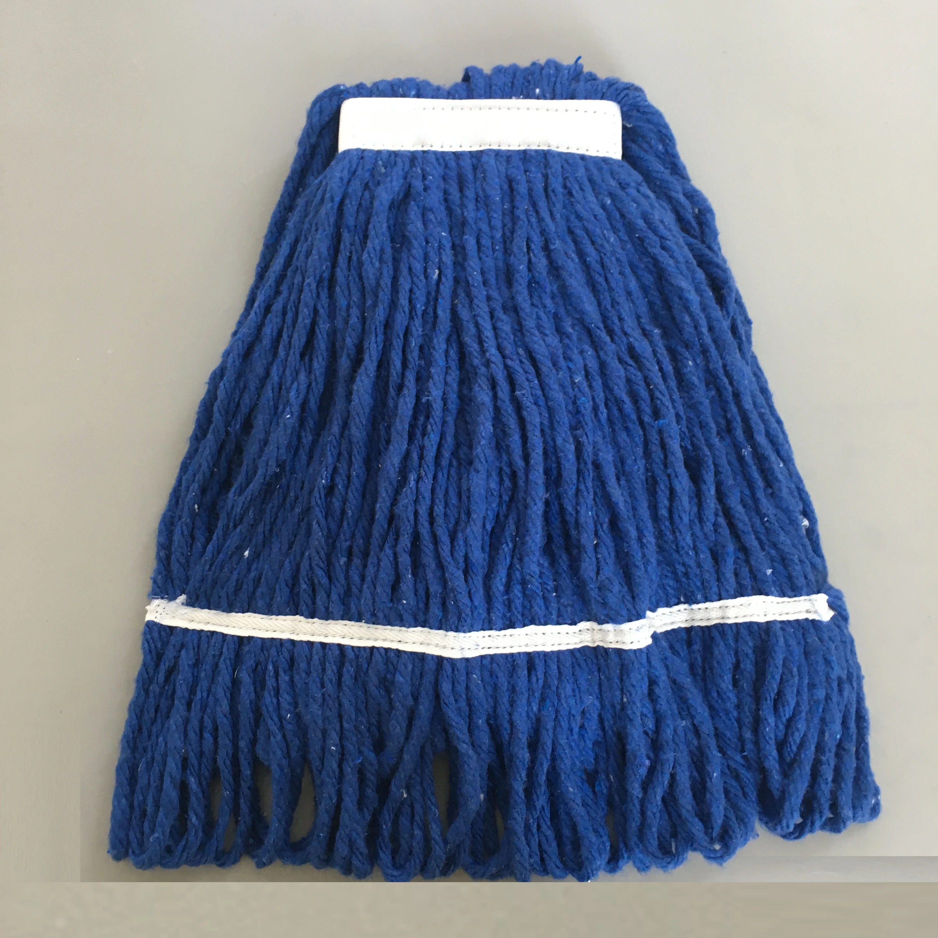 Темно-синяя хлопковая Насадка для швабры с петлей, промышленная Насадка для швабры, насадка для влажной швабры