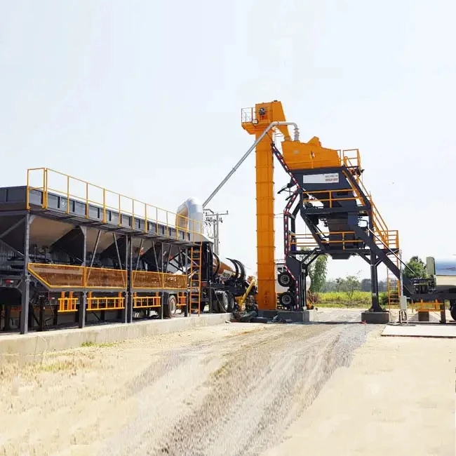 80-160TPH Mobile premix Asphalt Mixing Plant For Sale
