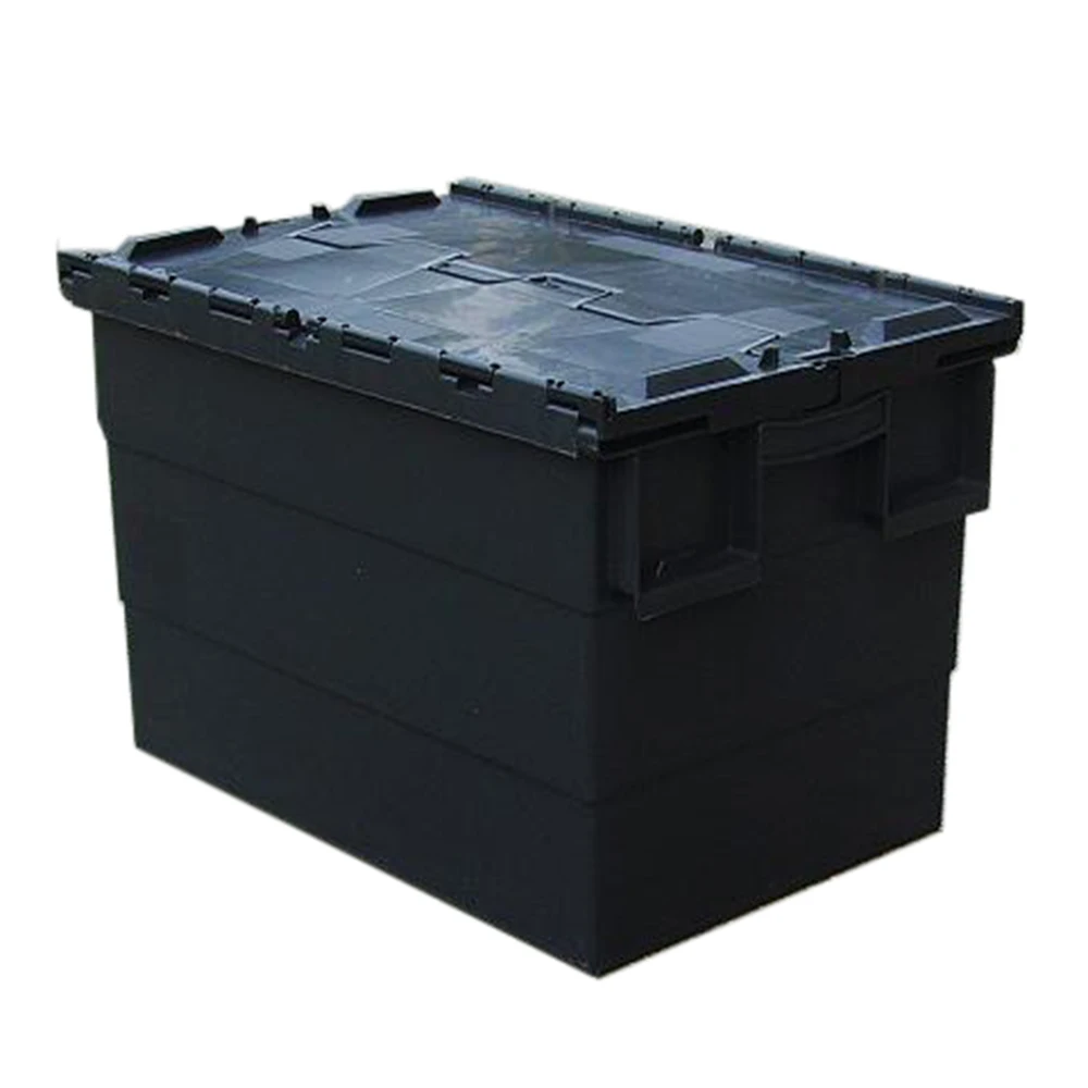 Top Sale Attach Hinged   Heavy-Duty Moving PP Crate lid