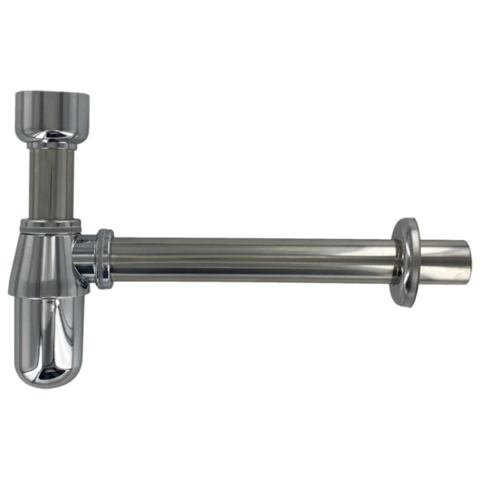Factory OEM Sifon Crom Urinario Tubo De 25cm Brass Zinc Urinal Bottle Trap Siphon
