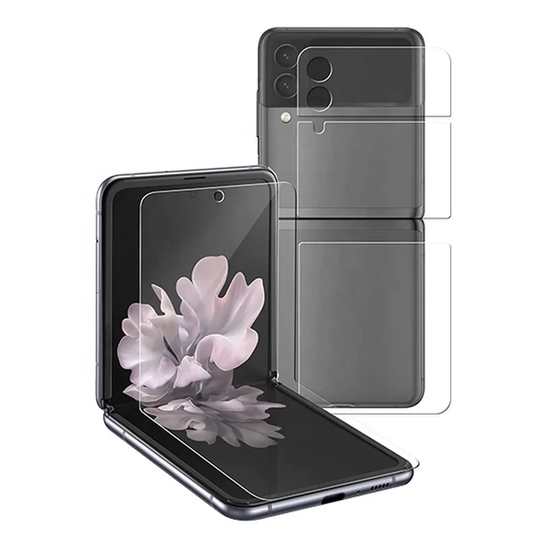 HD Hydrogel Matte Soft film Tpu Full Cover Privacy Anti Spy Galaxy Z Flip 3 Screen Protector For Samsung Z Flip 3 Fold 4 2 5G
