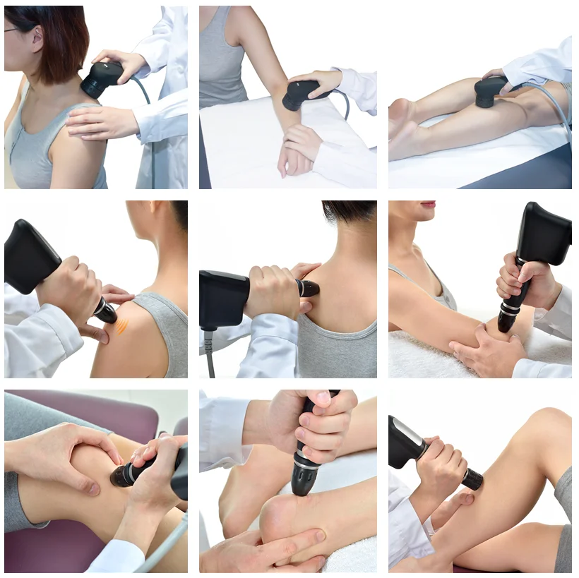 High Intensity Body Pain Relief Device ESWT Device Physical Therapy Equipment Shock Wave Machine